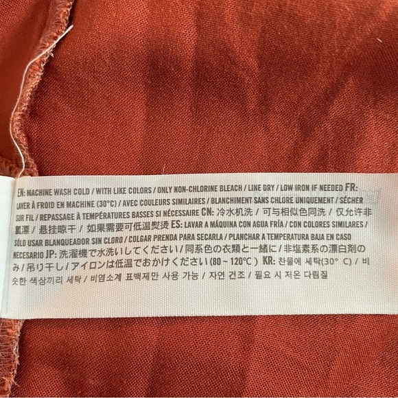 Abercrombie & Fitch Rust Orange Floral Mini Dress 20288 - Picture 12 of 13